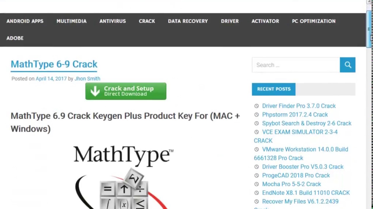 product key mathtype 7